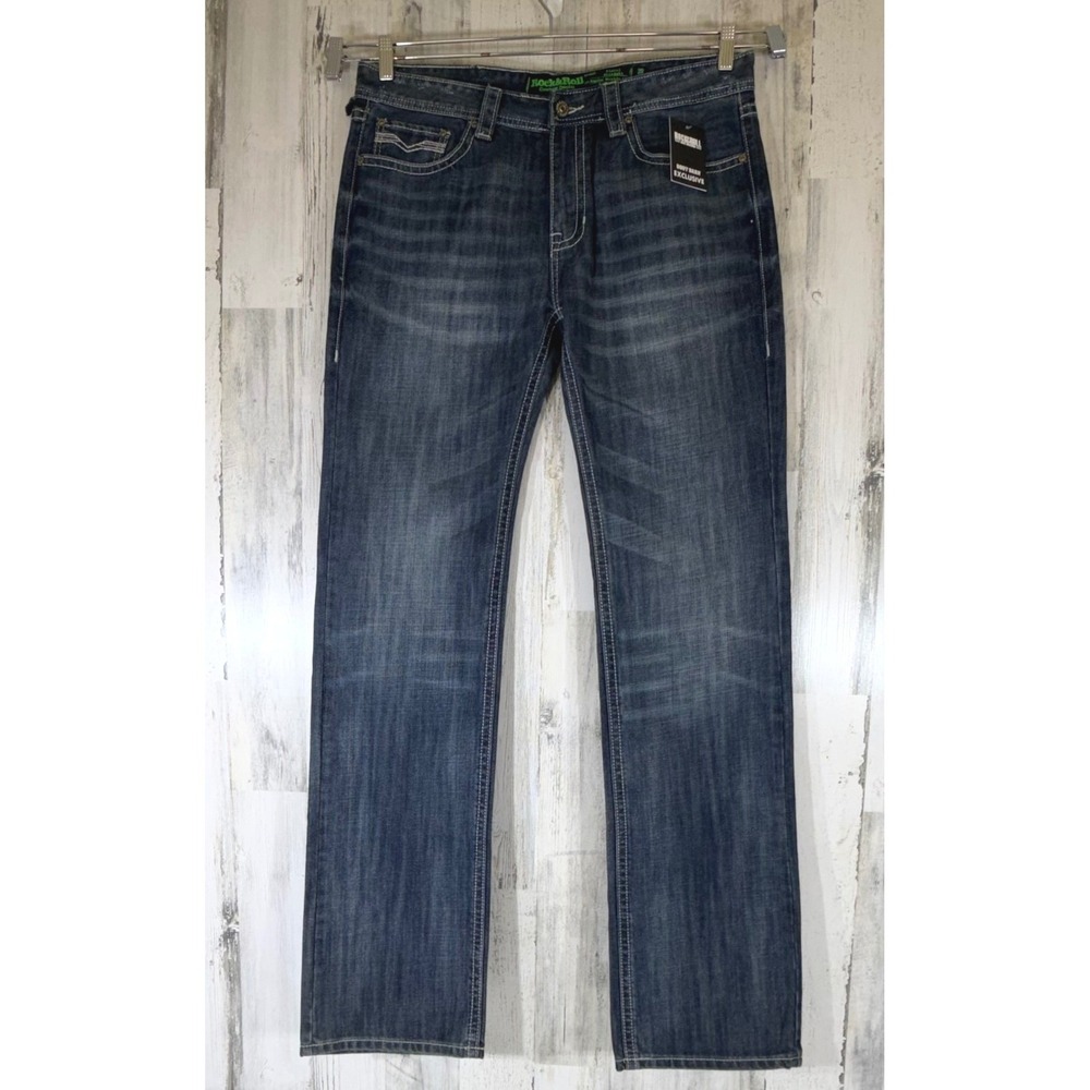 Rock & Roll Cowboy Jeans 36x38 Pistol Regular Straight Leg New Western Rodeo